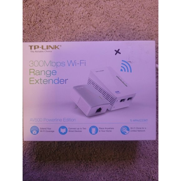 TP-Link TL-WPA4220 KIT AV500 Powerline and 300Mbps WiFi Range Extender Kit - Picture 3 of 5